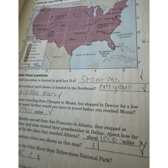 Abeka The History Of Our United States Teacher Key Grade 4 And Student Book - Picture 4 of 6